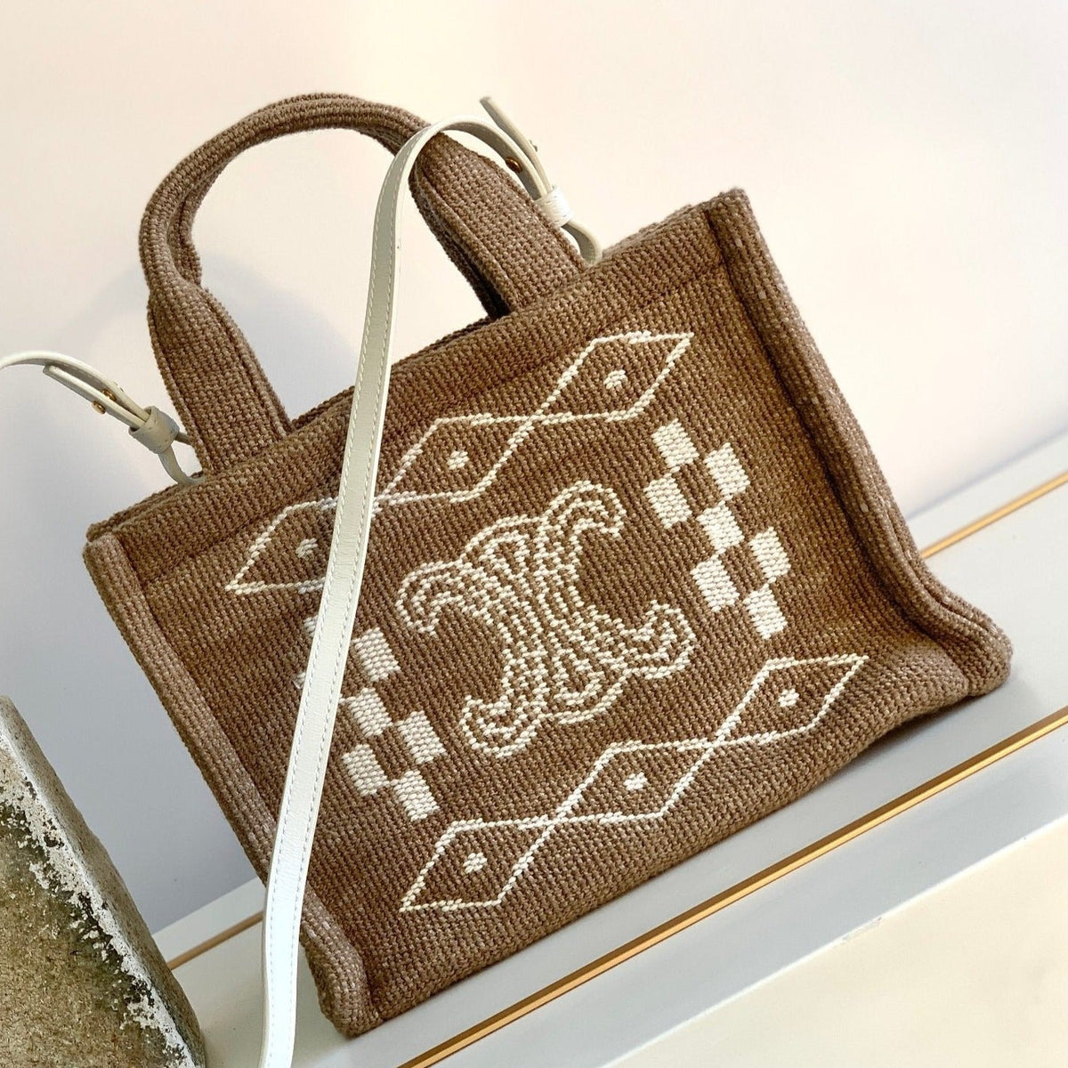 TRIPHOME 26 FABRIC BROWN WHITE