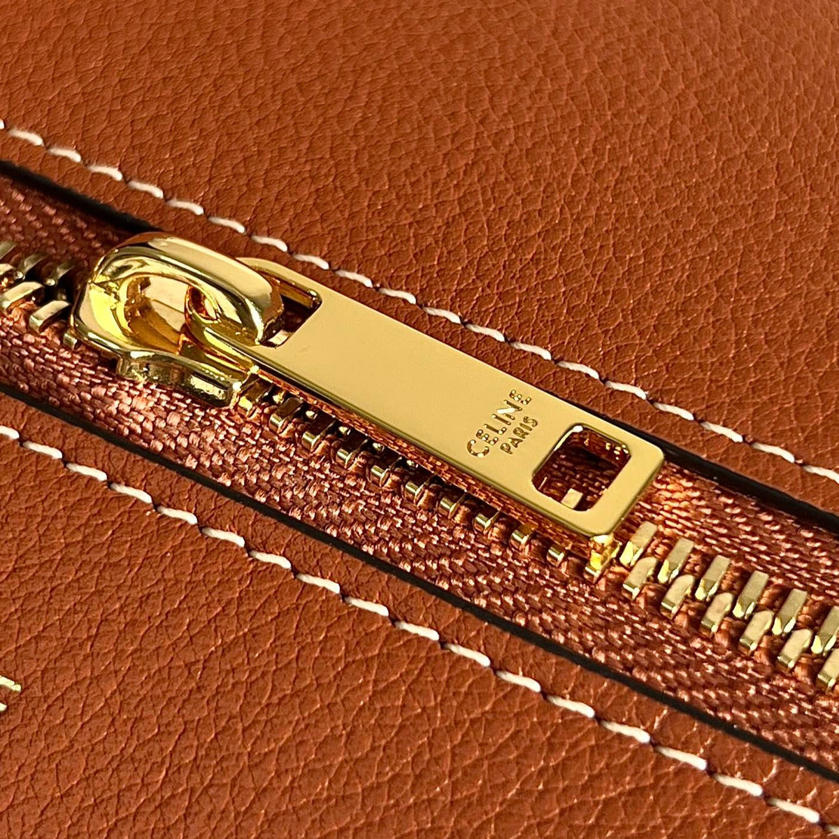 UNDERARM BAG 34 SOFT TAN BROWN CALFSKIN